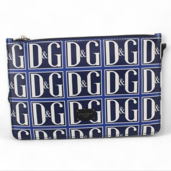 Dolce & Gabbana Other - Dolce & Gabbana Unisex Crossbody Sling Bag Navy and White